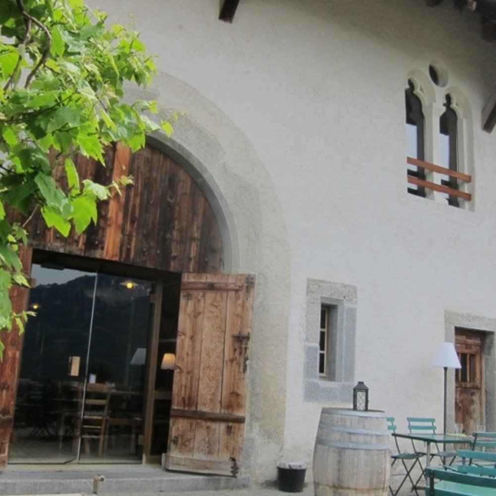 Pinte du Paradis - View from the Terrace - Swiss Food Near Me - Aigle, VD