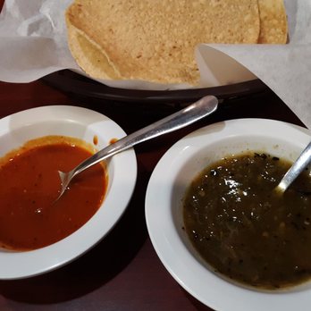 El Taquito - Table salsas are excellent. Green is smokey and red is sweet and spicy, they're delicious. - Mexican Near Me - El Monte, California El Taquito - Table salsas are excellent. Green is smokey and red is sweet and spicy, they're delicious. - Mexican Near Me - El Monte, California