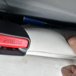 Lighter found between cloth seats. Literally a fire hazard. They didn't even check the vehicle before they gave it to us. Lighter found between cloth seats. Literally a fire hazard. They didn't even check the vehicle before they gave it to us.