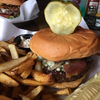 Flagship Tavern and Grill - Gorgonzola Pear Burger - love it! - American Near Me - Chicago, Illinois