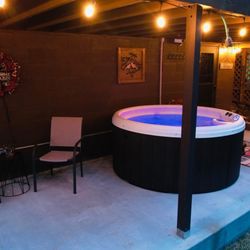 Holiday Campgrounds - The amazing hot tub