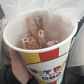 Hot Dog on a Stick - Funnel Cake Sticks  tragic - Hot Dogs Near Me - Montebello, California