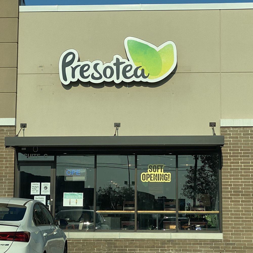 Presotea Lawrence - Business exterior - Bubble Tea Near Me - Lawrence, Kansas