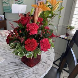 Xochitl Flowers & Gifts - Upgraded bouquet with a nice variety of flowers.