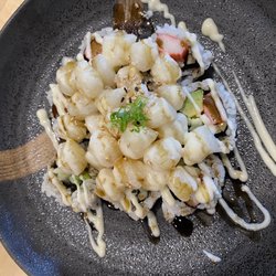 Baked Baby Scallop Roll