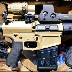 Sportsman's Elite - Added the EOTech G33 STS 3x Magnifier to the EOTech 522 XR308 HOLOgraphic sight on the Wilson Combat Tactical Recon AR10 308 WIN. CenterMass