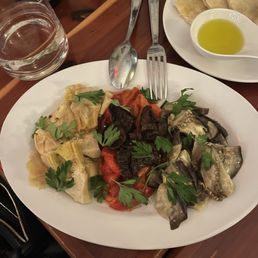 Mixed Vegetable Antipasti Plate Mixed Vegetable Antipasti Plate