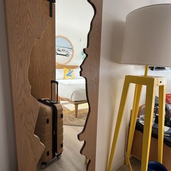 Ocean Park Inn - modern decor and full size mirror - San Diego, CA