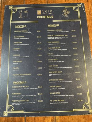 Menu photo 2 Vein At Kaka'ako Honolulu, HI Menu photo 2 Vein At Kaka'ako Honolulu, HI
