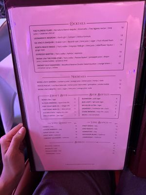 Menu photo 2 Mona Lisa Restaurant & Bar San Francisco, CA Menu photo 2 Mona Lisa Restaurant & Bar San Francisco, CA