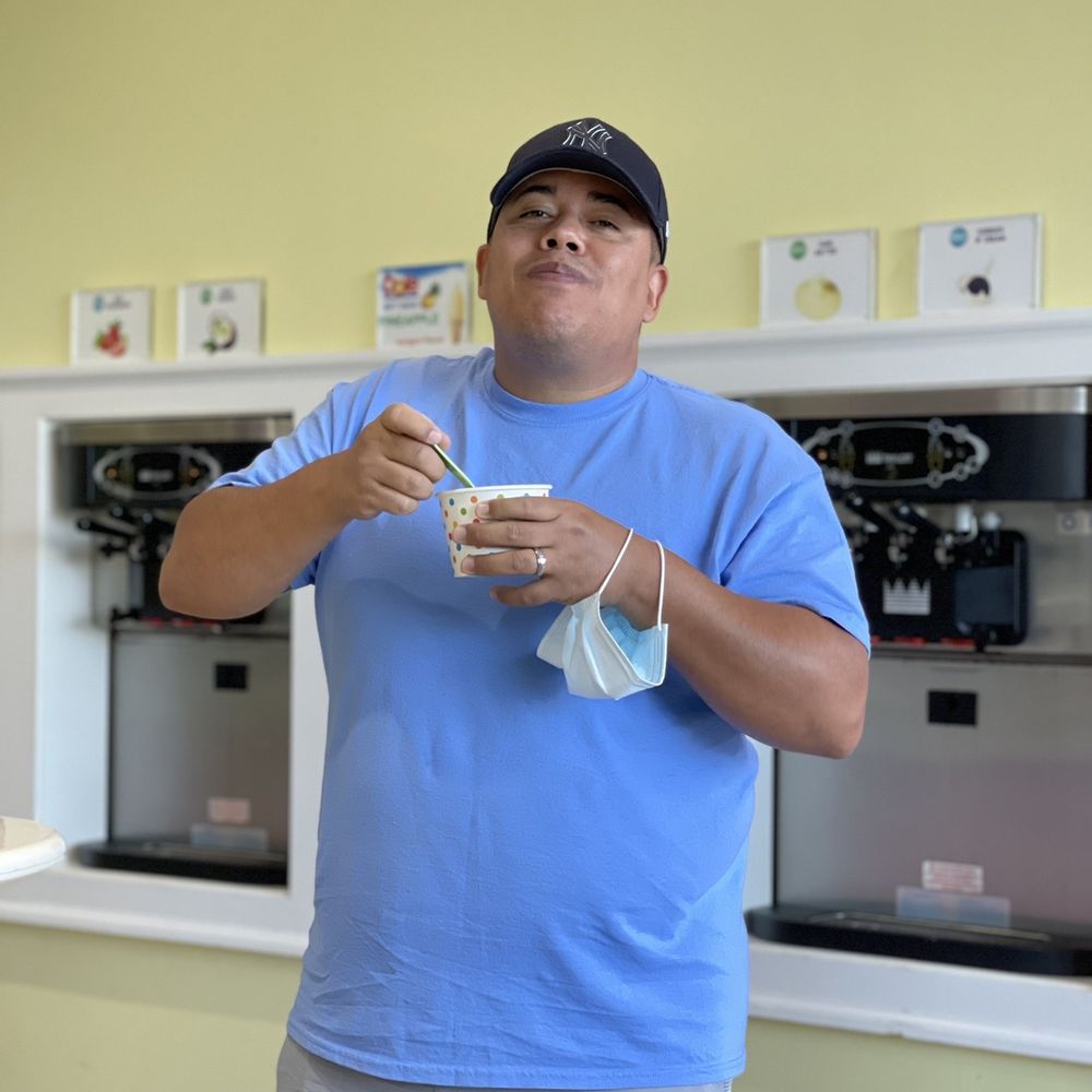 Pearls N Swirls - My sweetheart with so much joy in his face had a hearty heap of goodness. He stood at a distance, so I wouldn't ask to try his ! LOL - Ice Cream & Frozen Yogurt Near Me - Fairfield, Connecticut Pearls N Swirls - My sweetheart with so much joy in his face had a hearty heap of goodness. He stood at a distance, so I wouldn't ask to try his ! LOL - Ice Cream & Frozen Yogurt Near Me - Fairfield, Connecticut