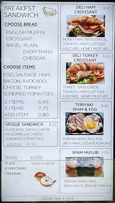 Menu photo 2 Coffee Tree & Poke Seattle, WA