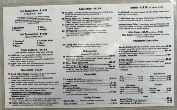 Menu photo 4 Beyer Deli San Diego, CA