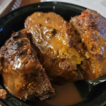 Ann Clair's Salumeria - Meatloaf soaked in brown gravy sauce. - Delis Near Me - Bronx, New York Ann Clair's Salumeria - Meatloaf soaked in brown gravy sauce. - Delis Near Me - Bronx, New York
