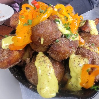 Meddlesome Moth - Patatas bravas. - Bars Near Me - Dallas, Texas