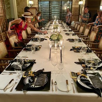 La Mer - Our table in the Salon du Vin - VN - French Near Me - Honolulu, Hawaii