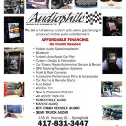 Audiophile - The Ozarks' Only One Stop Custom Auto Shop. We are nationally renowned mobile audio specialists. State of the Art autosound systems.
