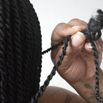 Jenny Luxe Braids - The long twist is from the front which has length. The other was cut very short. - Hair Stylists Near Me - Coon Rapids, Minnesota Jenny Luxe Braids - The long twist is from the front which has length. The other was cut very short. - Hair Stylists Near Me - Coon Rapids, Minnesota