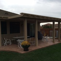 Michael Burns Construction - complete patio being enjoyed
