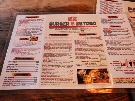 Menu photo 3 KX Burger & Beyond Astoria, NY Menu photo 3 KX Burger & Beyond Astoria, NY
