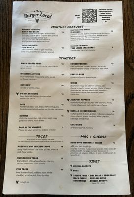 Menu photo 2 The Burger Local Geneva, IL