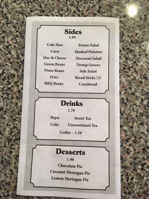 Menu photo 5 JonEvan Jack's Corbin, KY