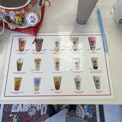 Drunk Tea - Menu 1