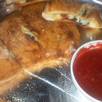 DeMatteo's Pizza - Stromboli with pepperoni and olives - Pizza Near Me - Riverside, California DeMatteo's Pizza - Stromboli with pepperoni and olives - Pizza Near Me - Riverside, California