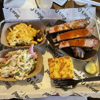 Moe's Original Bar B Que - Large rib platter with marinated slaw and mac n cheese - Barbeque Near Me - Panama City Beach, Florida Moe's Original Bar B Que - Large rib platter with marinated slaw and mac n cheese - Barbeque Near Me - Panama City Beach, Florida
