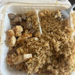 Combo number 10. Chicken and steak. Combo number 10. Chicken and steak.