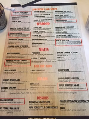 Menu photo 5 Roberto's River Road Restaurant Sunshine, LA Menu photo 5 Roberto's River Road Restaurant Sunshine, LA