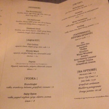 Tattersall Distilling - Menu 10.7.15 - Distilleries Near Me - Minneapolis, Minnesota Tattersall Distilling - Menu 10.7.15 - Distilleries Near Me - Minneapolis, Minnesota
