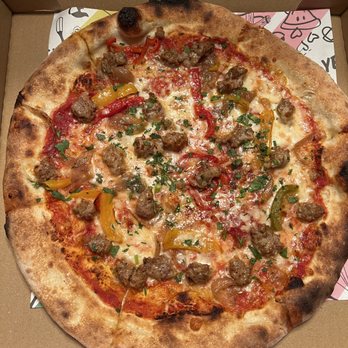 Pitfire Pizza - Sausage & peppers pizza (seasonal item summer 2023) - Pizza Near Me - North Hollywood, California