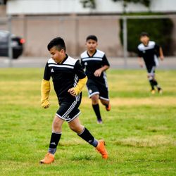 Orange Youth Soccer League - Having fun