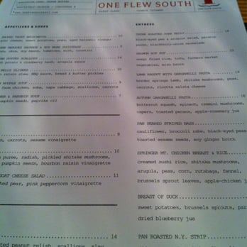 One Flew South - One Flew South: the menu - New American Near Me - Atlanta, Georgia