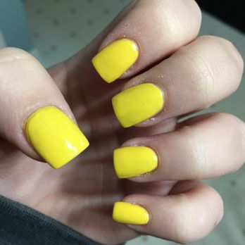 Golden Nails Salon & Spa - acrylics with regular polish, by ben. - Nail Salons Near Me - Stow, Ohio