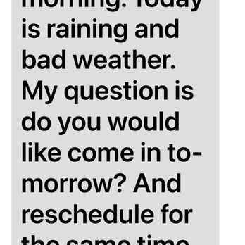 Agave Beauty salon - Showing that she needs to reschedule my appointment that she took half the money from - Cosmetics & Beauty Supply Near Me - Yonkers, New York