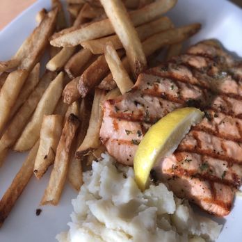 Dockside Waterfront Grill - Grilled salmon - Seafood Near Me - Venice, Florida Dockside Waterfront Grill - Grilled salmon - Seafood Near Me - Venice, Florida