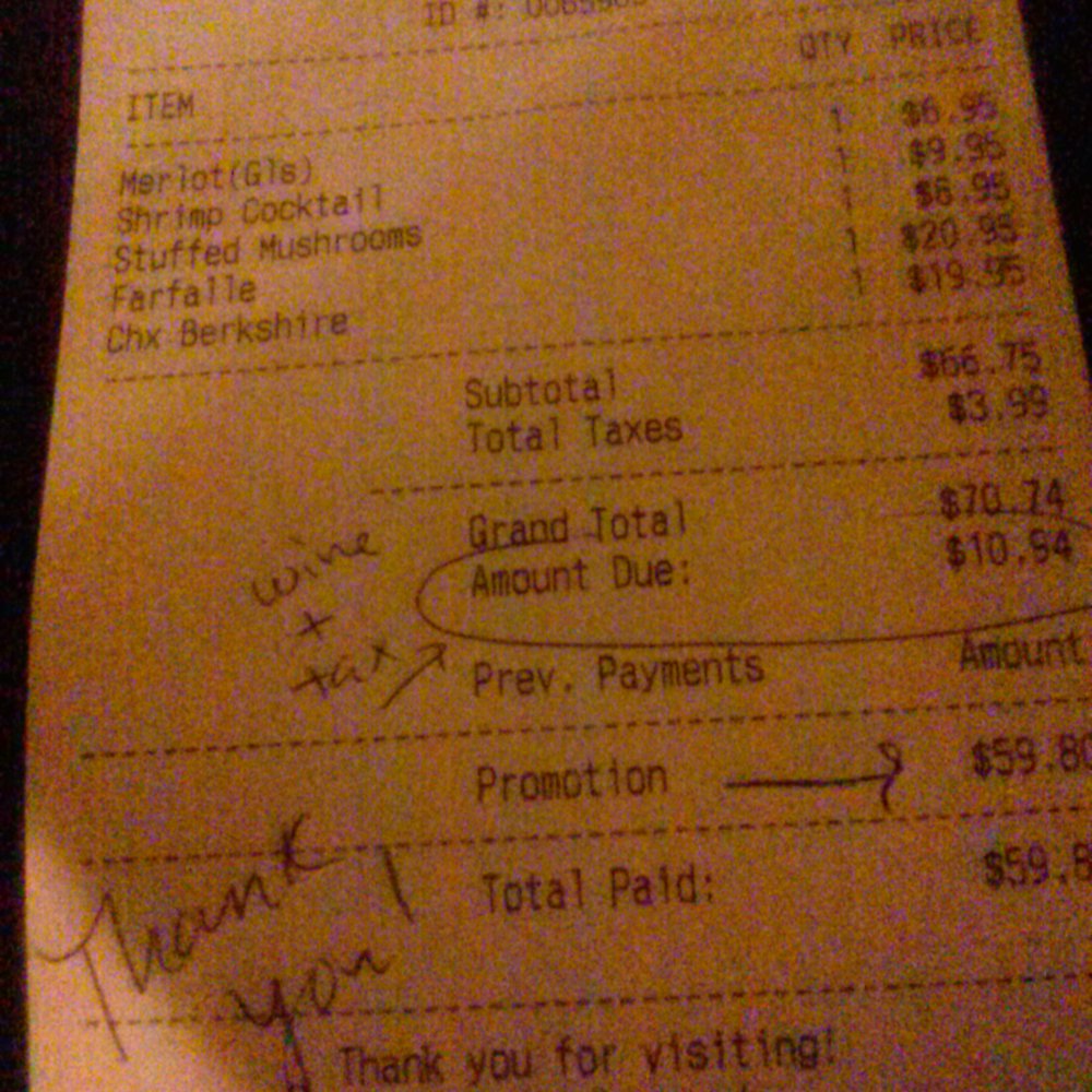 The Tributary - Our dinner was $70 - Seafood Near Me - Winsted, Connecticut The Tributary - Our dinner was $70 - Seafood Near Me - Winsted, Connecticut