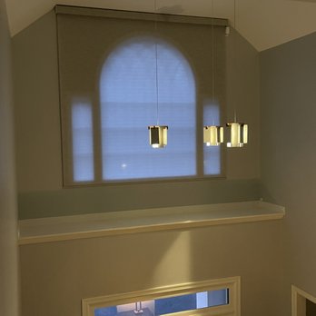 Skyline Window Coverings - Shade closed at 2.5 stories high. - Shutters Near Me - Portland, Oregon