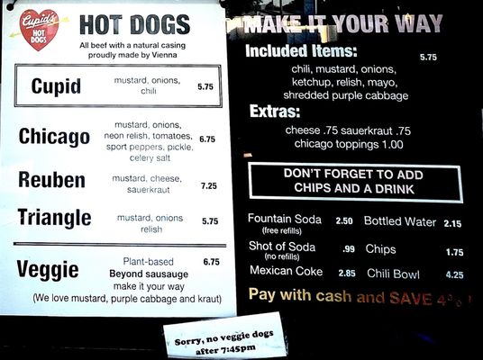 Menu photo 5 Cupid's Hot Dogs Winnetka, CA
