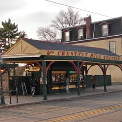 Chestnut Hill News Stand - Daytime pic of Chestnut Hill News Stand. Grab a paper before your train ride.