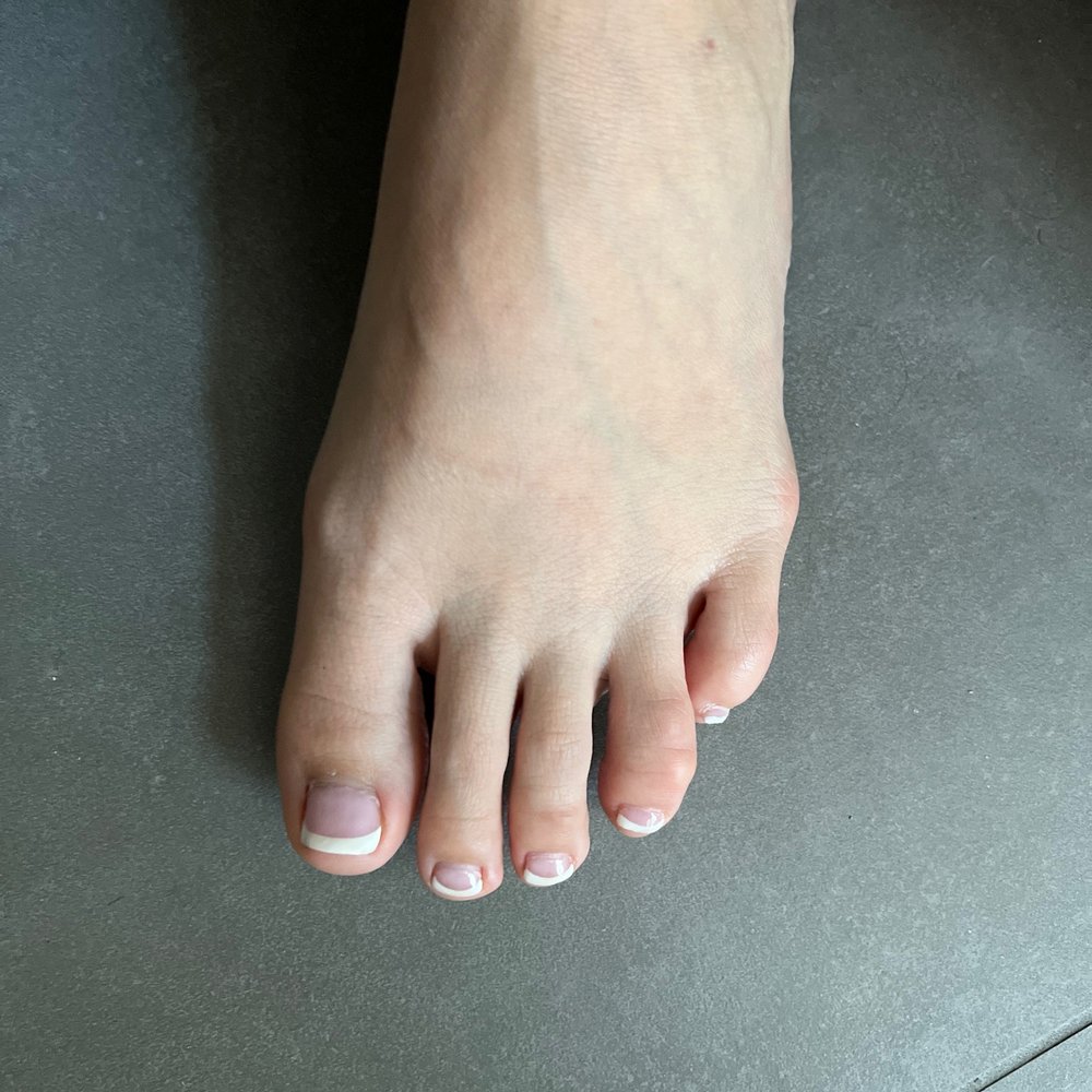 Double OO Nails & Spa - Three weeks in French, gel pedicure!! - Nail Salons Near Me - Corona, California Double OO Nails & Spa - Three weeks in French, gel pedicure!! - Nail Salons Near Me - Corona, California