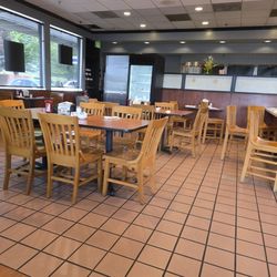 Inside restaurant