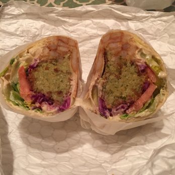 Falafel Hut - The famous "Hut Wrap!" You can't go wrong ordering this beauty of a wrap! - Falafel Near Me - Montclair, New Jersey