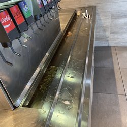 Burger King - Sticky drink station