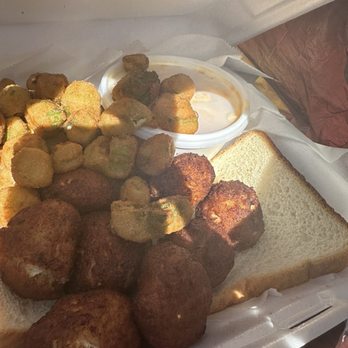 Big Roostas BBQ & Catering - Crab balls and okra - Barbeque Near Me - Gulfport, Mississippi Big Roostas BBQ & Catering - Crab balls and okra - Barbeque Near Me - Gulfport, Mississippi