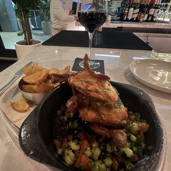 Olive & Sea - Half-roasted chicken al faham, israeli salad, za-atar fries! Delicious. - Mediterranean Near Me - Fort Lauderdale, Florida Olive & Sea - Half-roasted chicken al faham, israeli salad, za-atar fries! Delicious. - Mediterranean Near Me - Fort Lauderdale, Florida