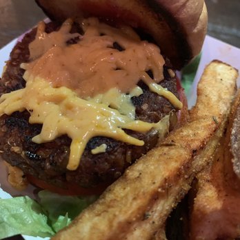 Miami Kava & Community - Vegan slider, made with quinoa and lentils - Lounges Near Me - Miami, Florida Miami Kava & Community - Vegan slider, made with quinoa and lentils - Lounges Near Me - Miami, Florida