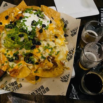 Bricktown Brewery - Chicken nachos and beer sampler were fantastic! - Breweries Near Me - Edmond, Oklahoma Bricktown Brewery - Chicken nachos and beer sampler were fantastic! - Breweries Near Me - Edmond, Oklahoma